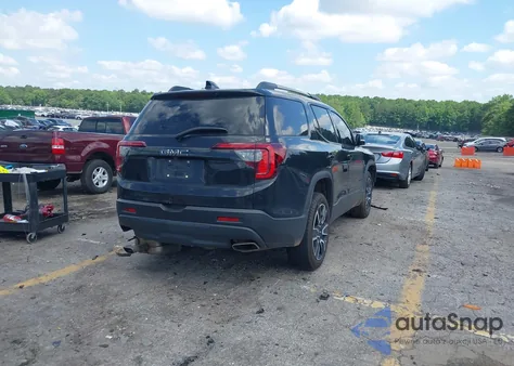 2021 GMC Acadia Fwd Slt из США, поврежденный, VIN 1GKKNMLS0MZ136228